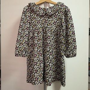 Flower black dress